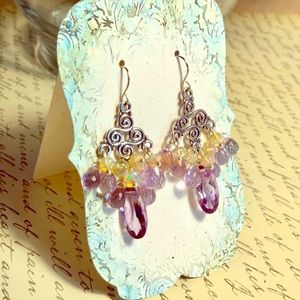 Gemstone earrings!